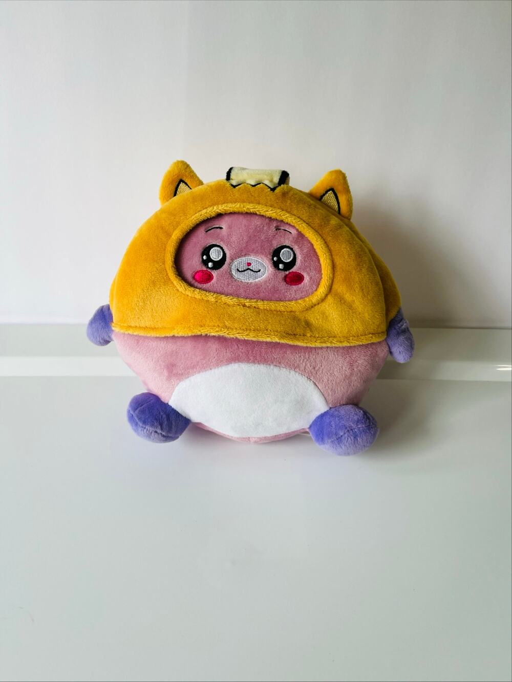 Lankybox 7" plush Thicc Foxy 2022 collectible pink/gold
